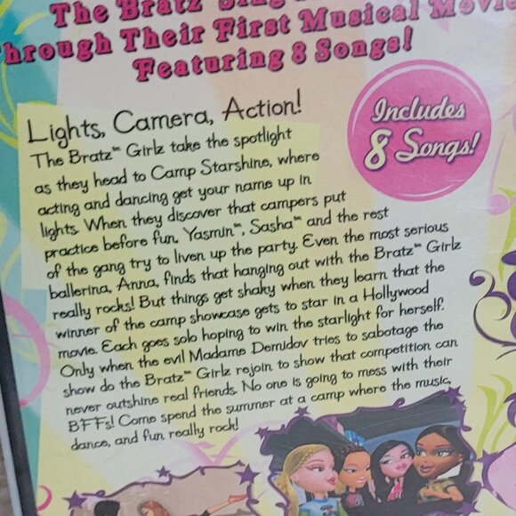 Bratz Girlz Really Rock A Bratz Musical DVD New - Picture 13 of 13